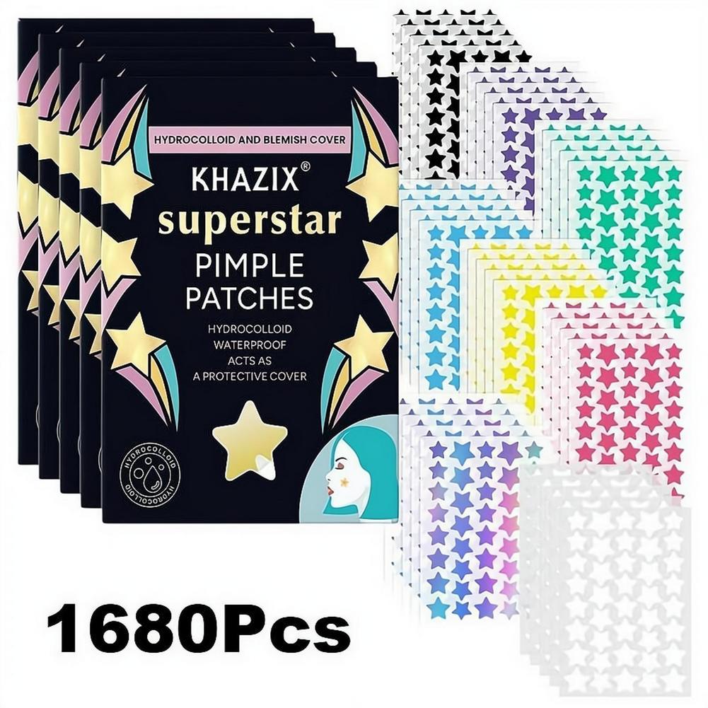 Skincare Acne - Multi-Color Star Acne Care Patch Concealer
