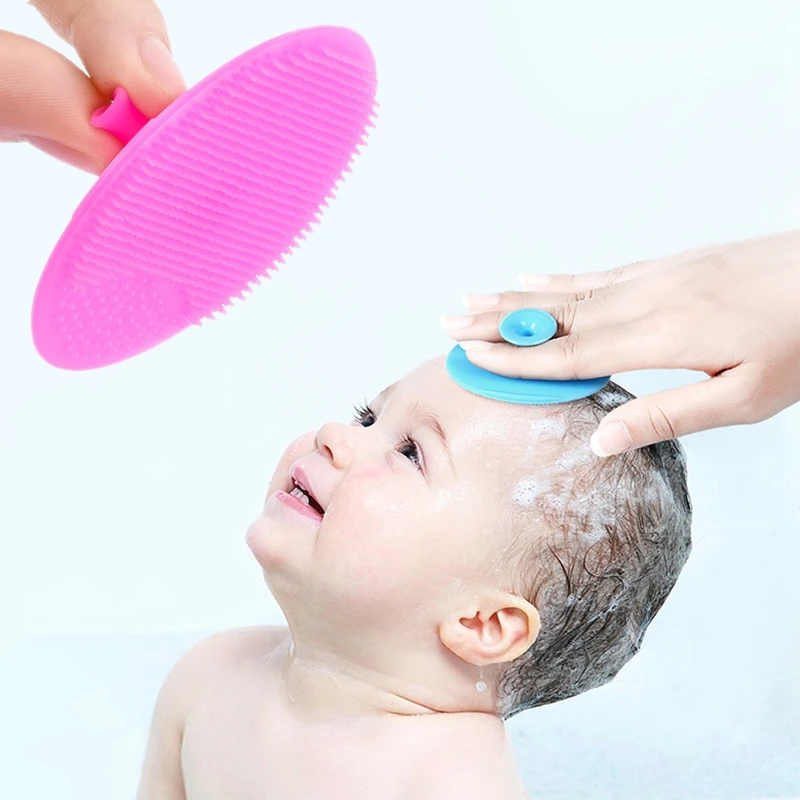 Skincare Newborn - 1pc Soft Silicone Bath Brush for