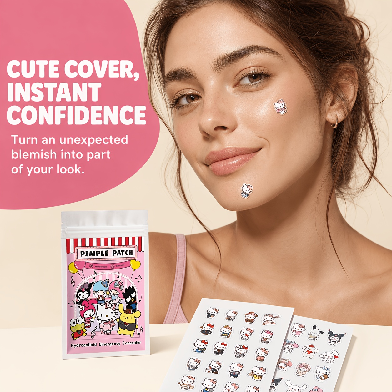40/120PCS Hello Kitty acne pat - đánh giá và giá Skincare Acne