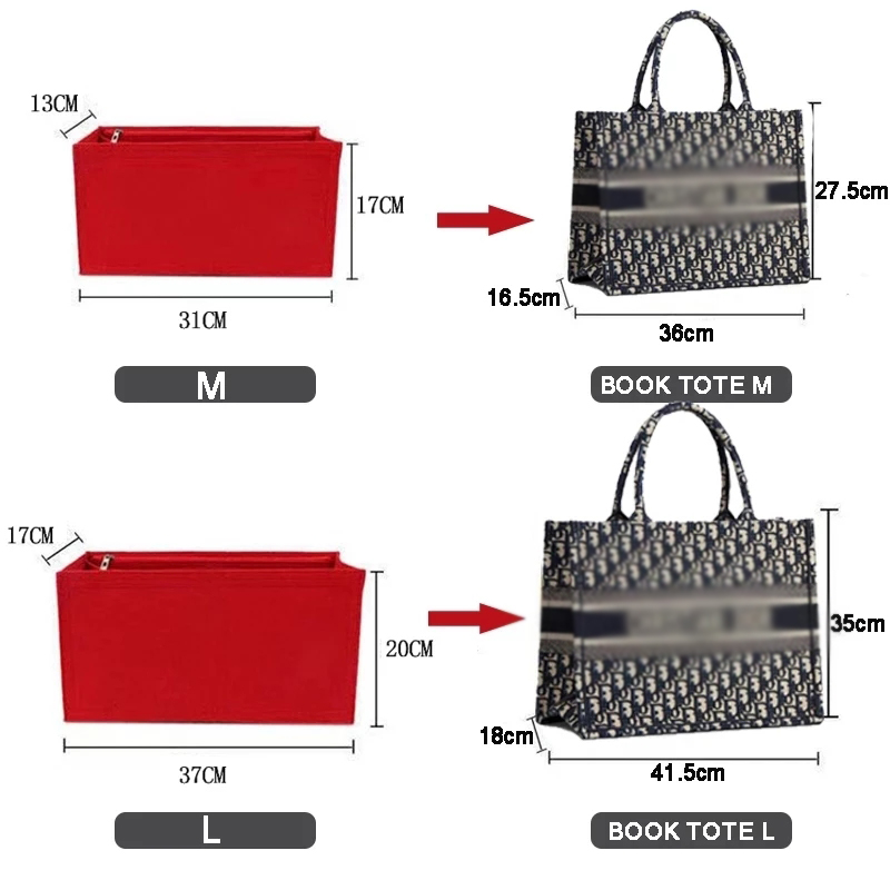 Felt Cloth Insert Bag Fits BOO - đánh giá và giá Skincare Dior