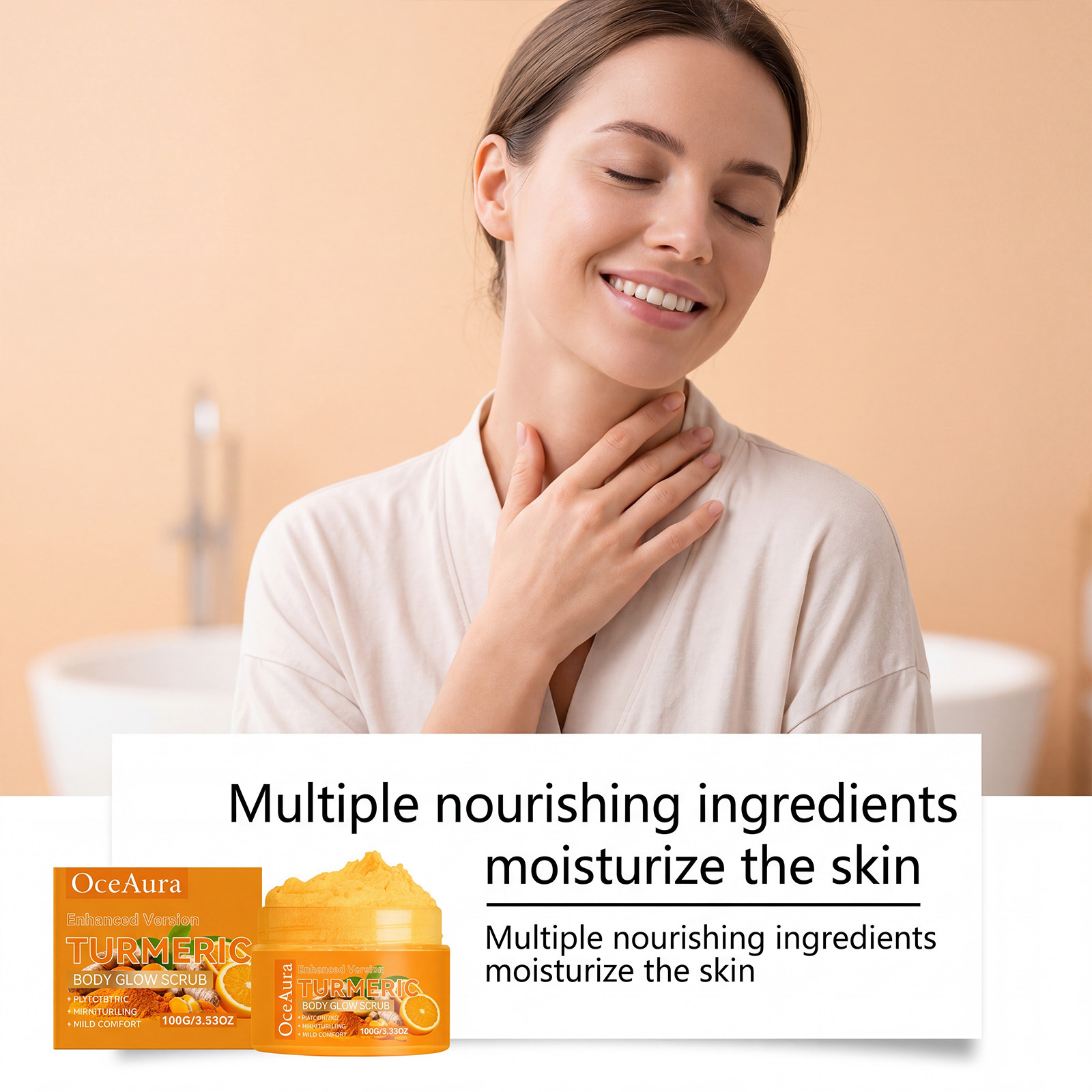 Turmeric Body Scrub Deep Clean - đánh giá và giá Skincare Glow