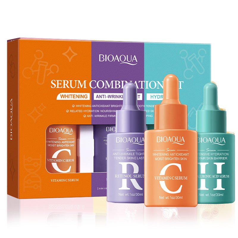 3pcs/set BIOAQUA Vitamin C Ret - đánh giá và giá Skincare Bioaqua