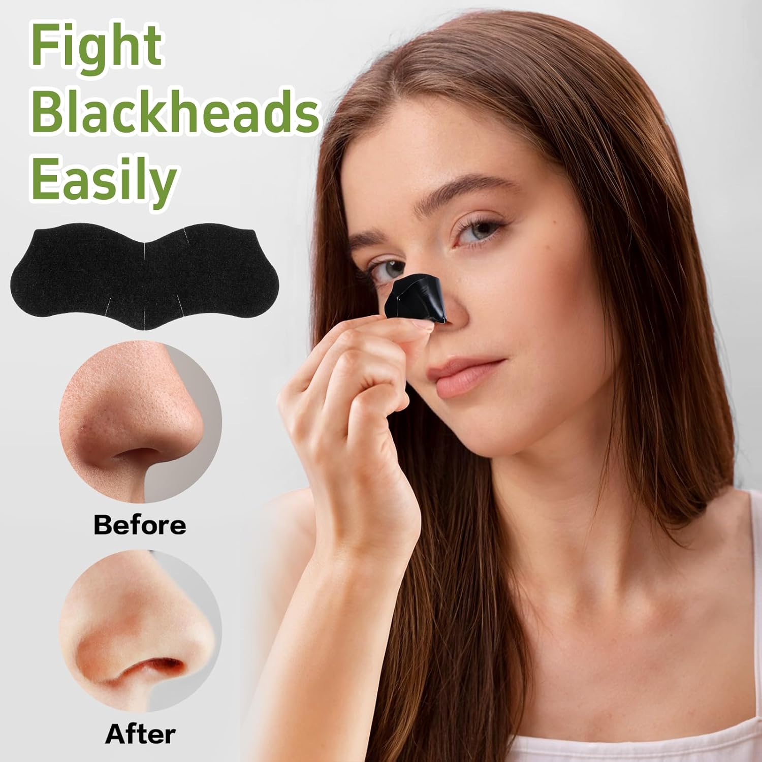 15 Pcs Bamboo Charcoal Blackhe - đánh giá và giá Charcoal Pore Strip