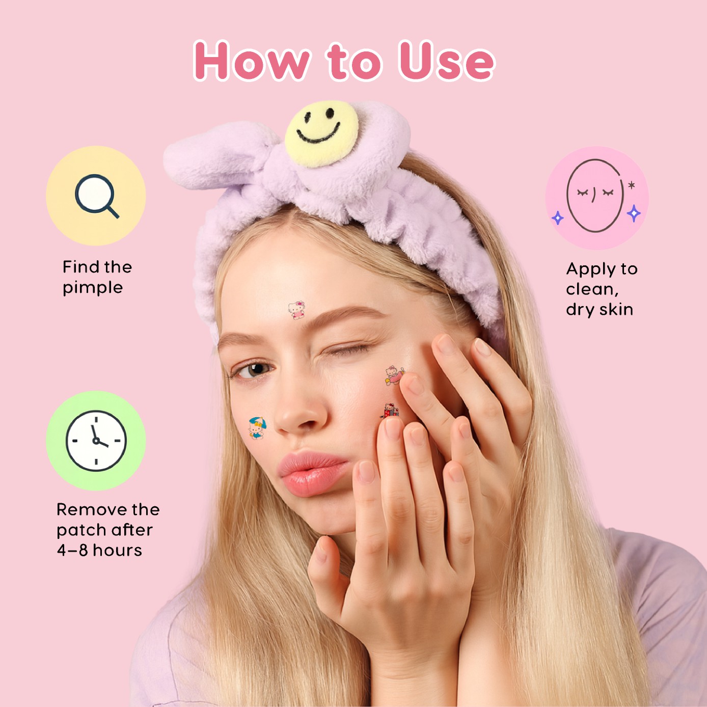 40/80PCS Hello Kitty Acne Patc - đánh giá và giá Skincare Acne