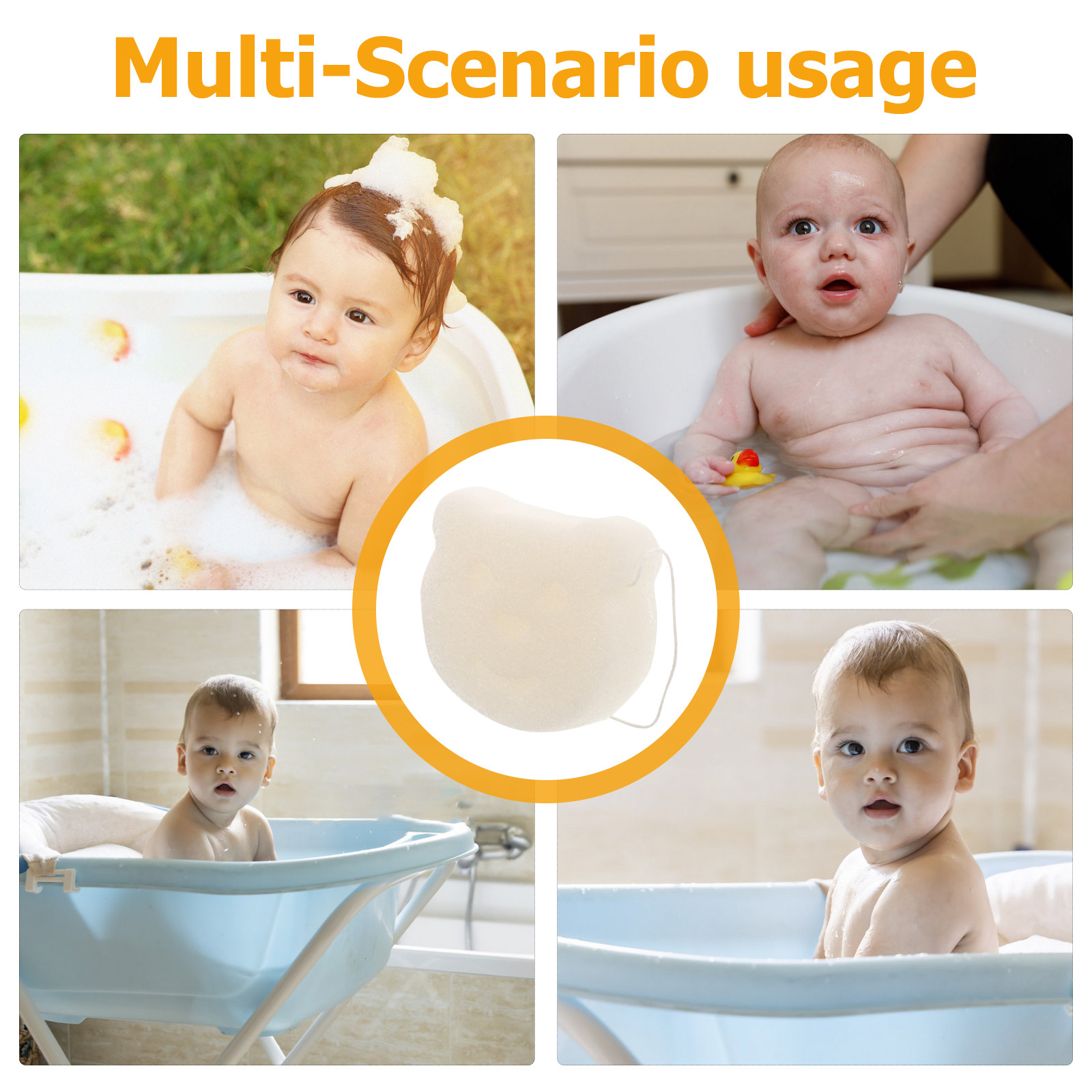 Bath Sponge Soft Muslin Sponge - đánh giá và giá Skincare Newborn