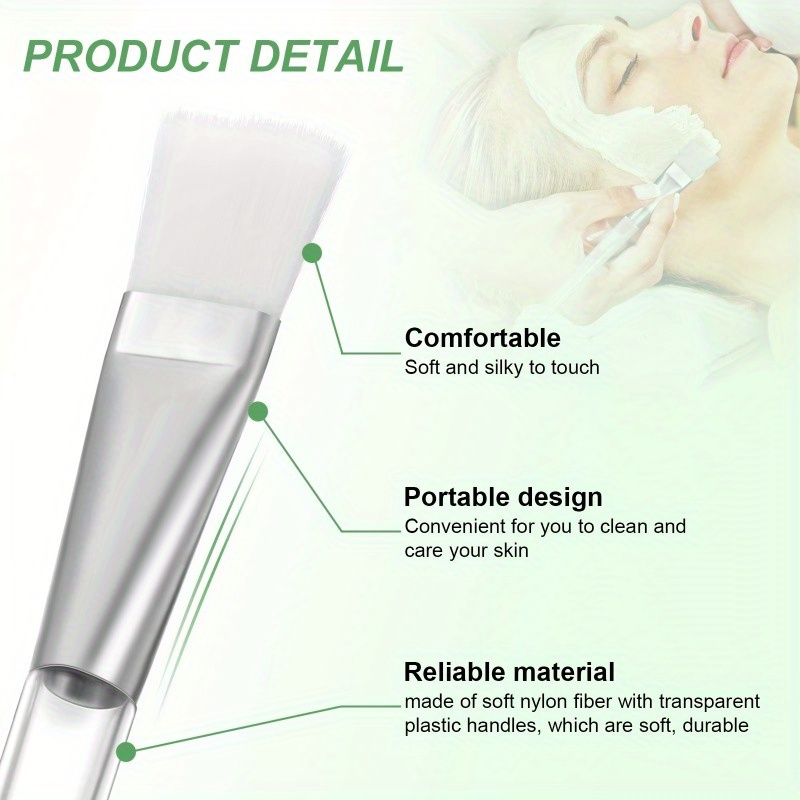 5pcs Soft Facial Mask Brush wi - đánh giá và giá Skincare Finally Found You