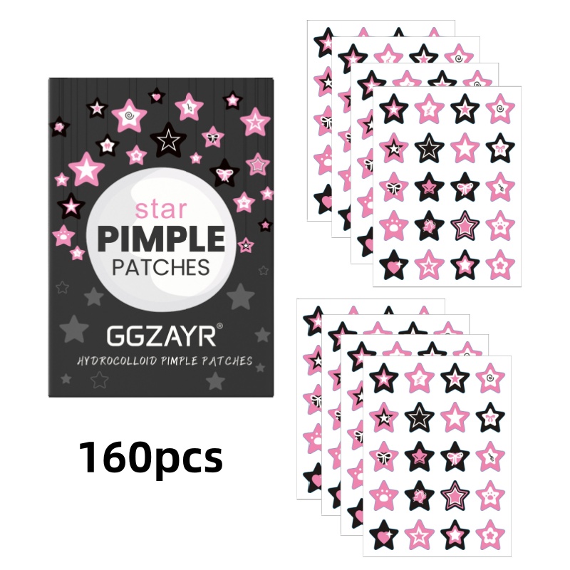 80/160pcs Star Acne Patch Set  - đánh giá và giá Skincare Acne