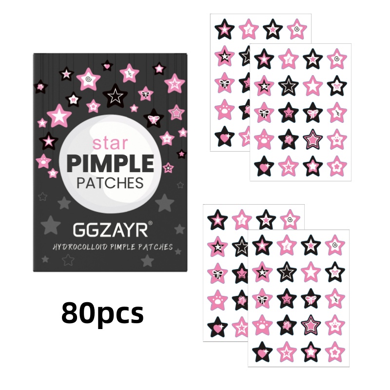 80/160pcs Star Acne Patch Set  - đánh giá và giá Skincare Acne