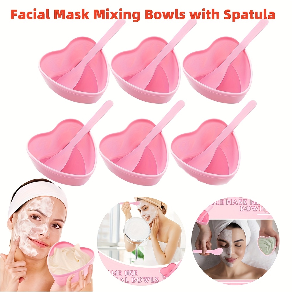 6-piece Pink Heart Shaped Faci - đánh giá và giá Skincare Finally Found You