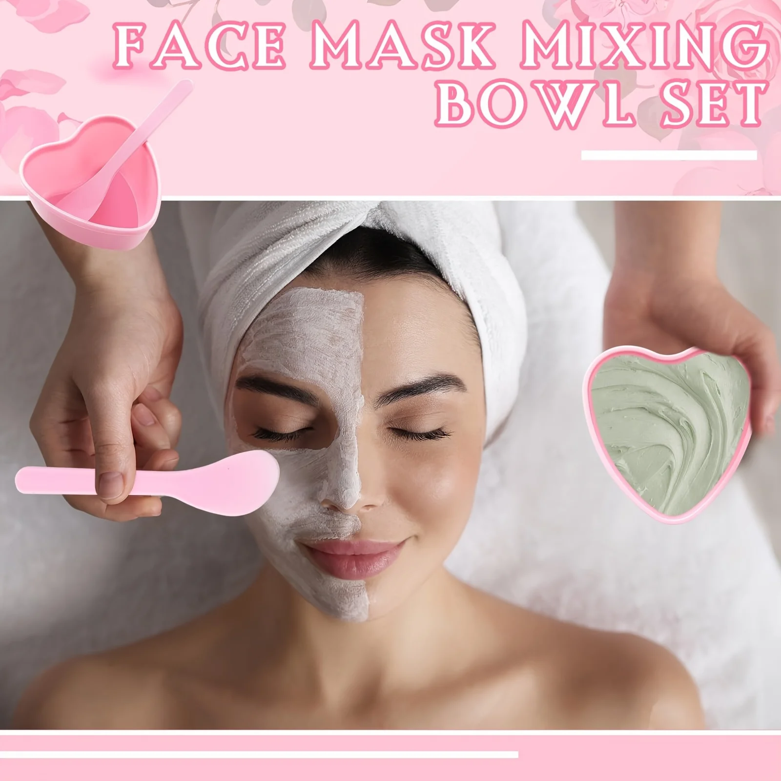 6-piece Pink Heart Shaped Faci - đánh giá và giá Skincare Finally Found You
