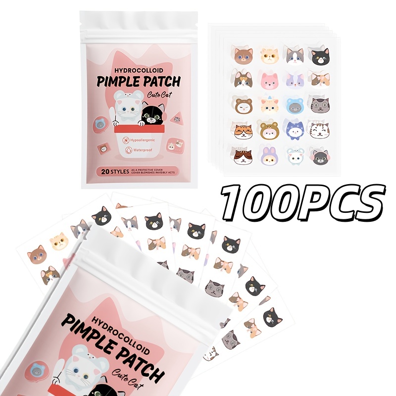 100pieces cute cat Pimple patc - đánh giá và giá Skincare Acne