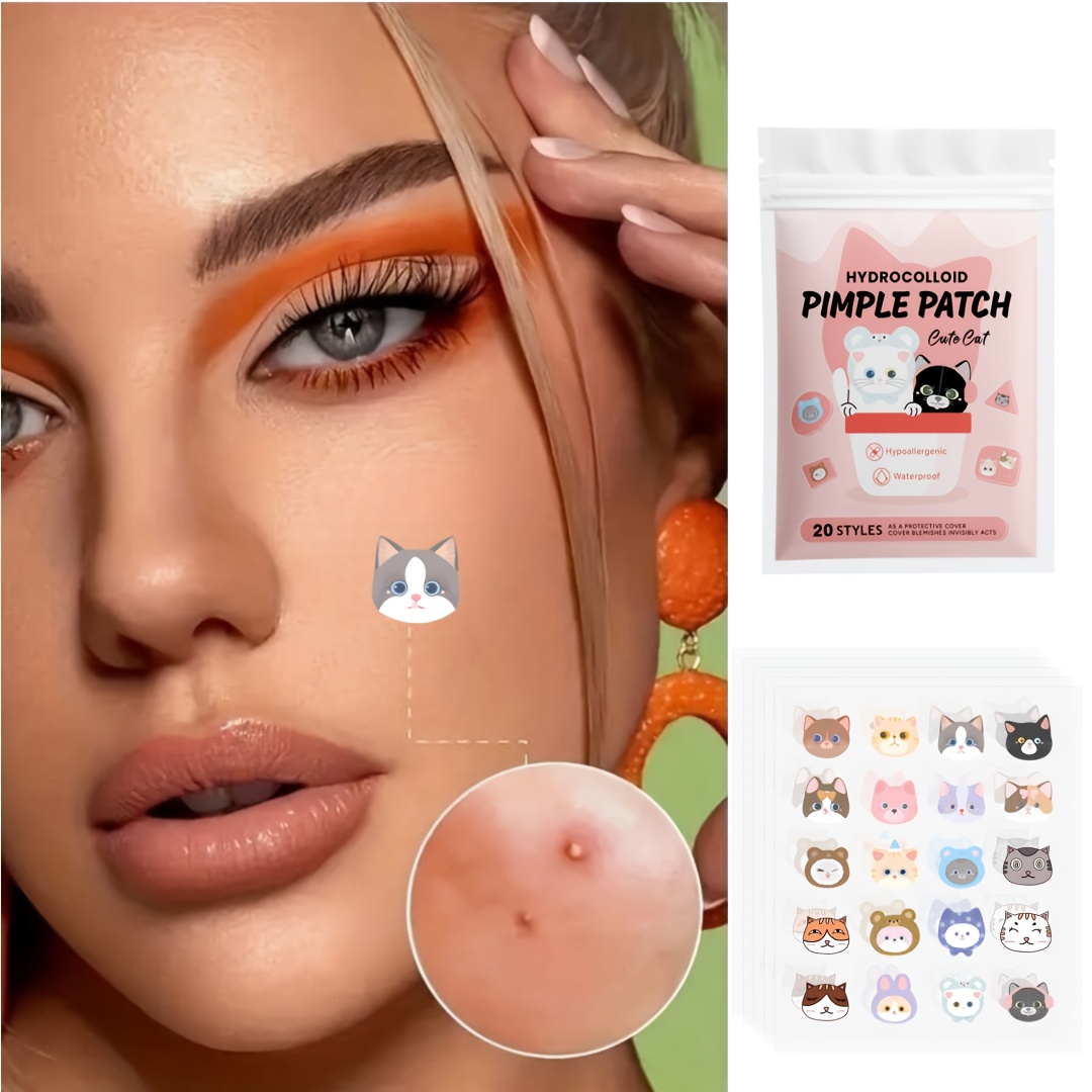 100pieces cute cat Pimple patc - đánh giá và giá Skincare Acne