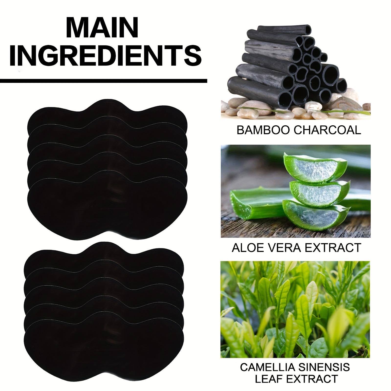 10/20/50/100Pcs Nose Pore Blac - đánh giá và giá Charcoal Pore Strip