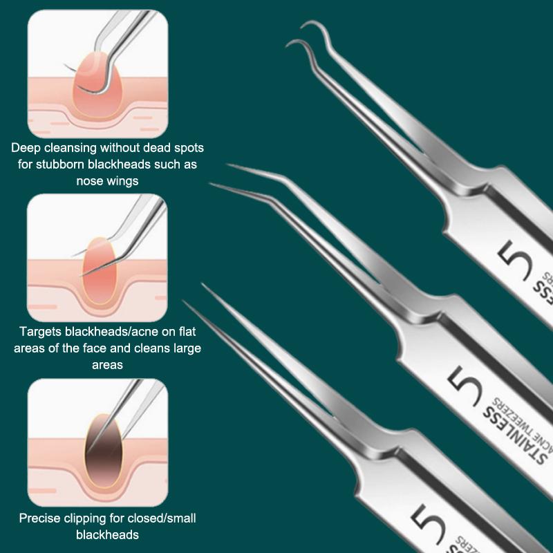 7/8Pcs Blackhead Remover Kit P - đánh giá và giá Skincare Acne
