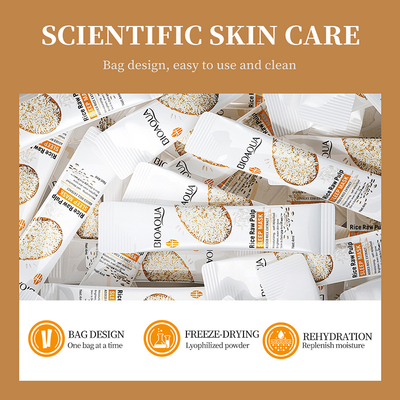 BIOAQUA White Rice Sleeping Fa - đánh giá và giá Skincare Bioaqua