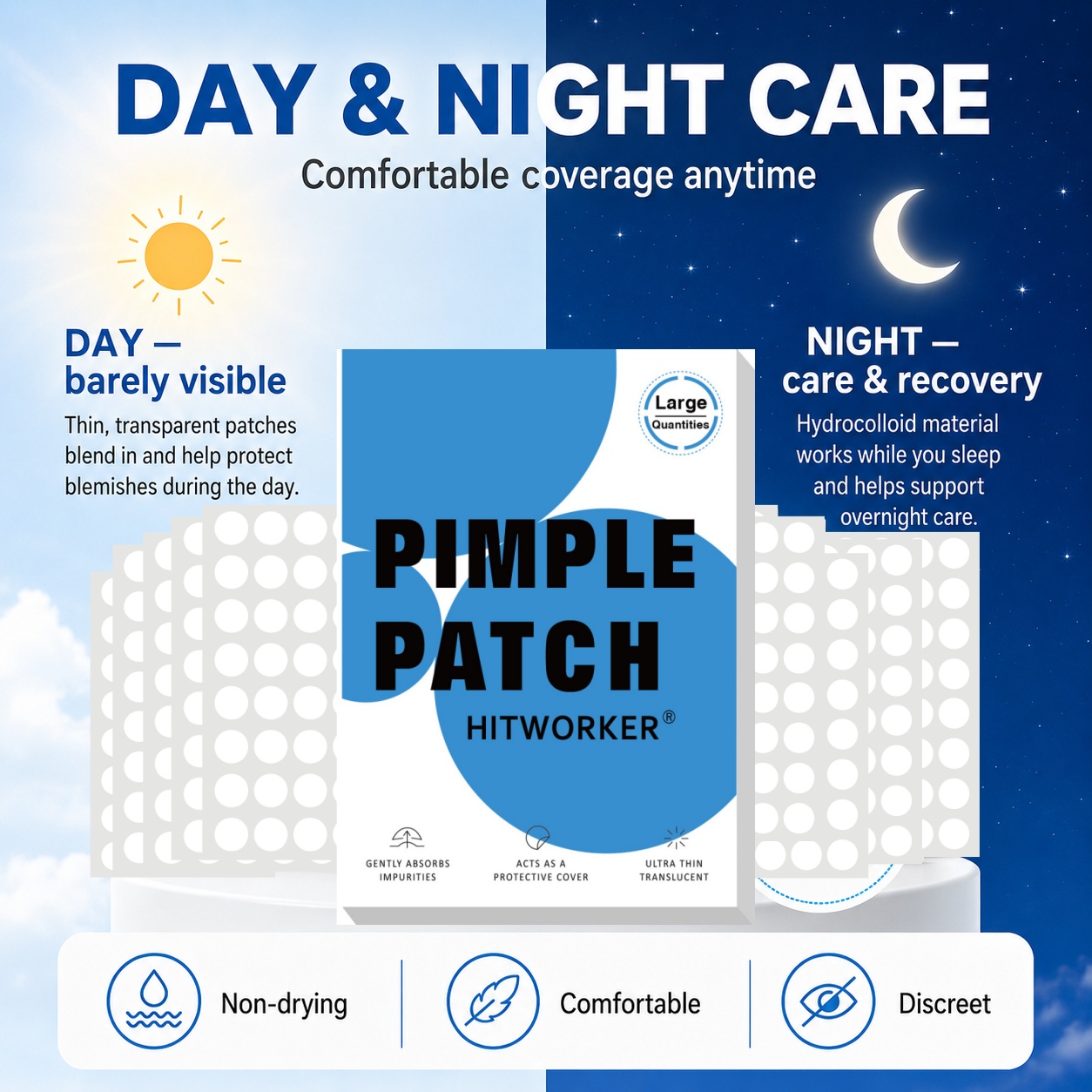 800Pcs Hydrocolloid Acne Pimpl - đánh giá và giá Skincare Acne