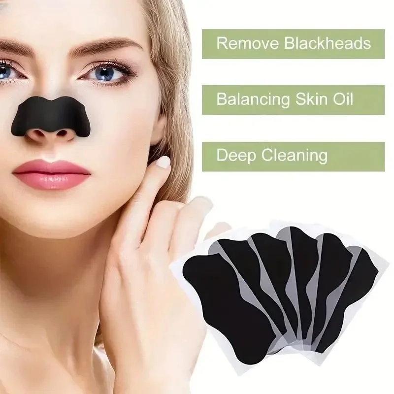 10/20/50Pcs Charcoal Blackhead - đánh giá và giá Charcoal Pore Strip